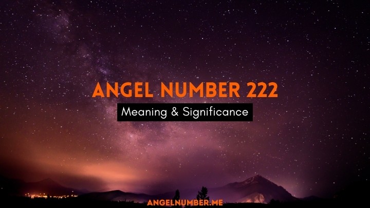 Angel Number 222 Meaning