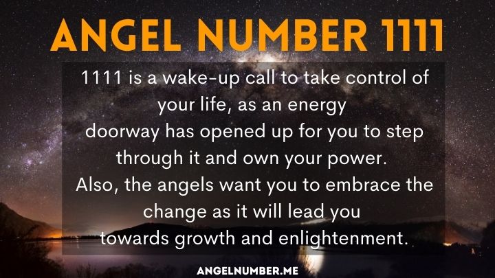 1111 angel number Meaning