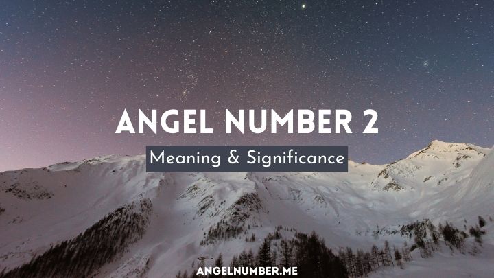 Angel Number 2 Meaning