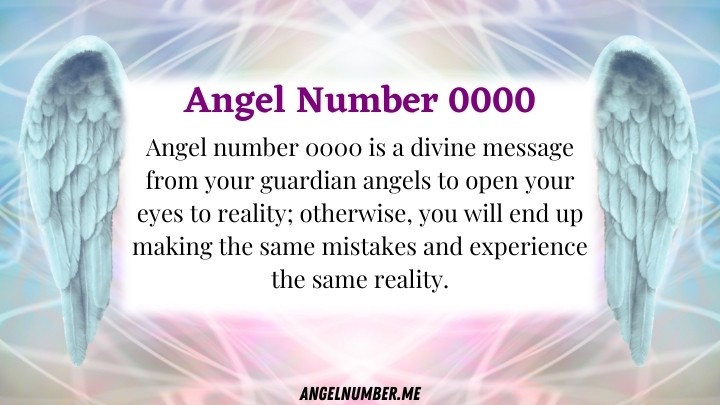 Angel Number 0000 Meaning