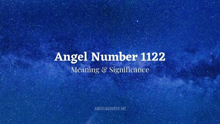 Angel Number 1122