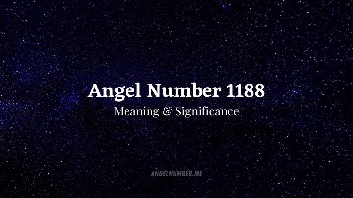 Angel Number 1188