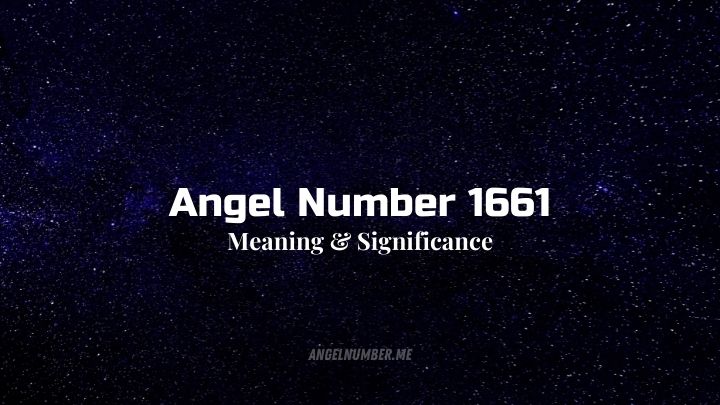Angel Number 1661